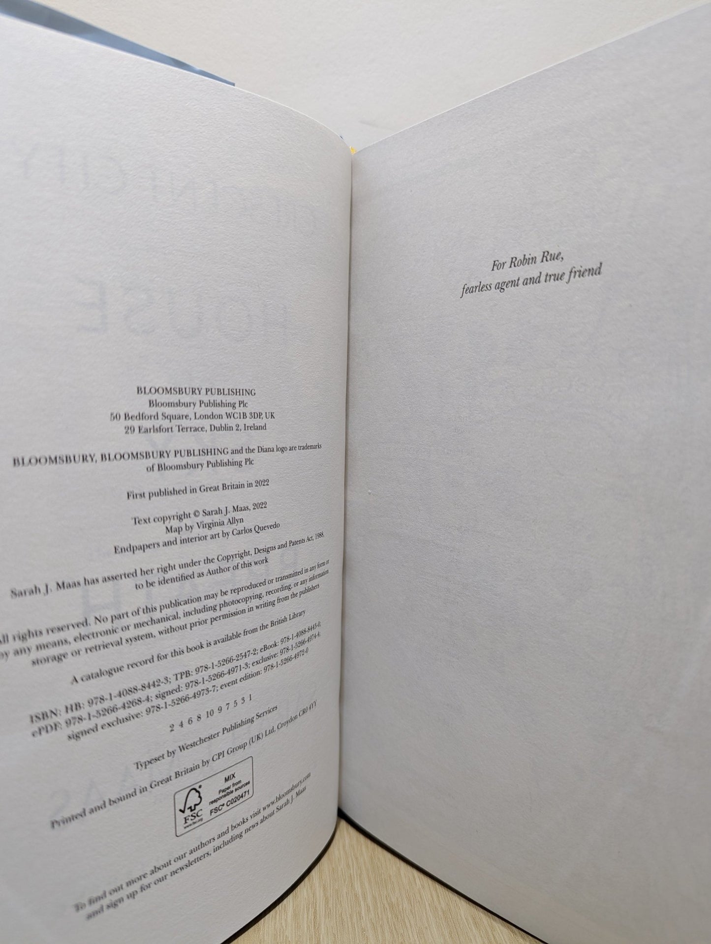 House of Sky and Breath by Sarah J. Maas (Signed First Edition) - Fialta Books