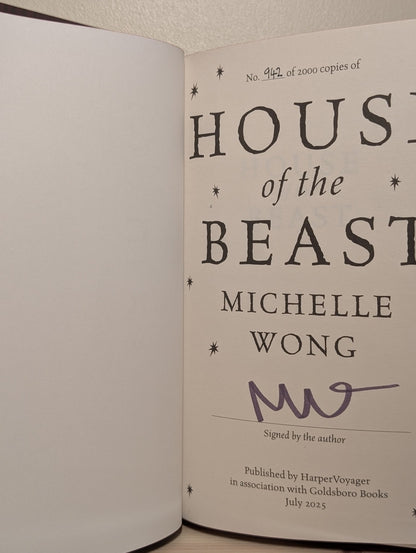 House of the Beast by Michelle Wong (Signed Numbered First Edition with sprayed edges) - Fialta Books