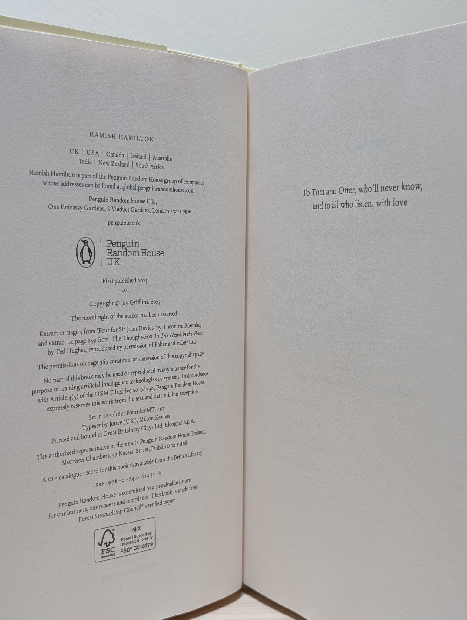 How Animals Heal Us by Jay Griffiths (Signed First Edition) - Fialta Books