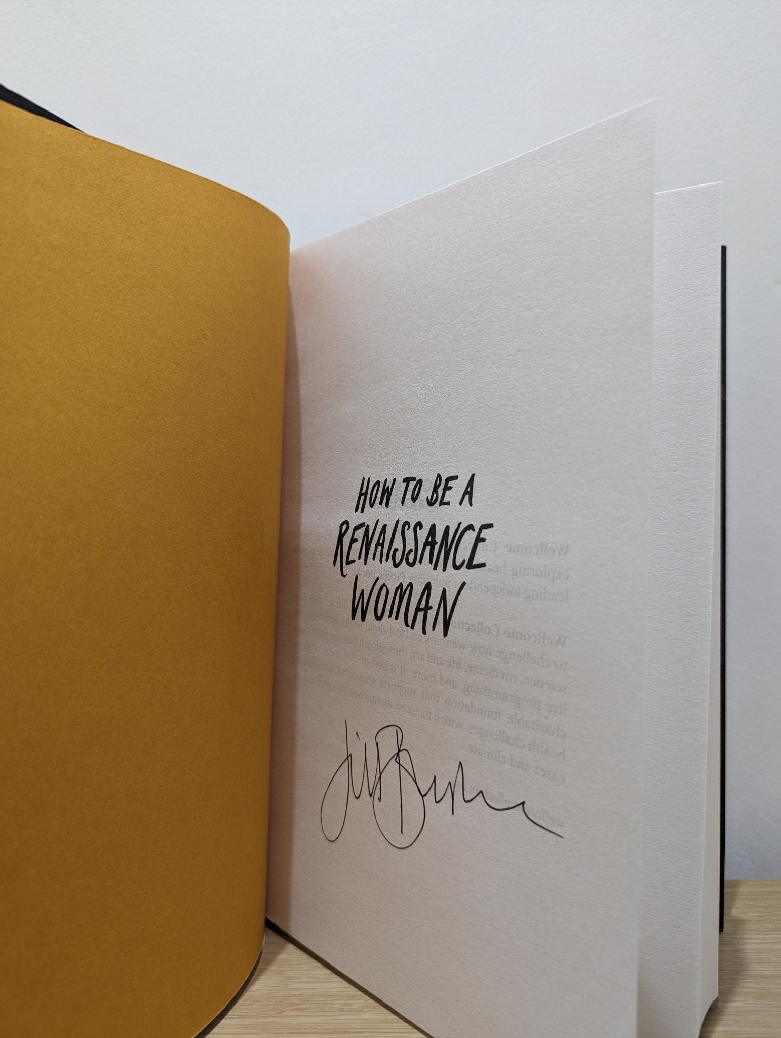 How to be a Renaissance Woman by Jill Burke (Signed First Edition) - Fialta Books