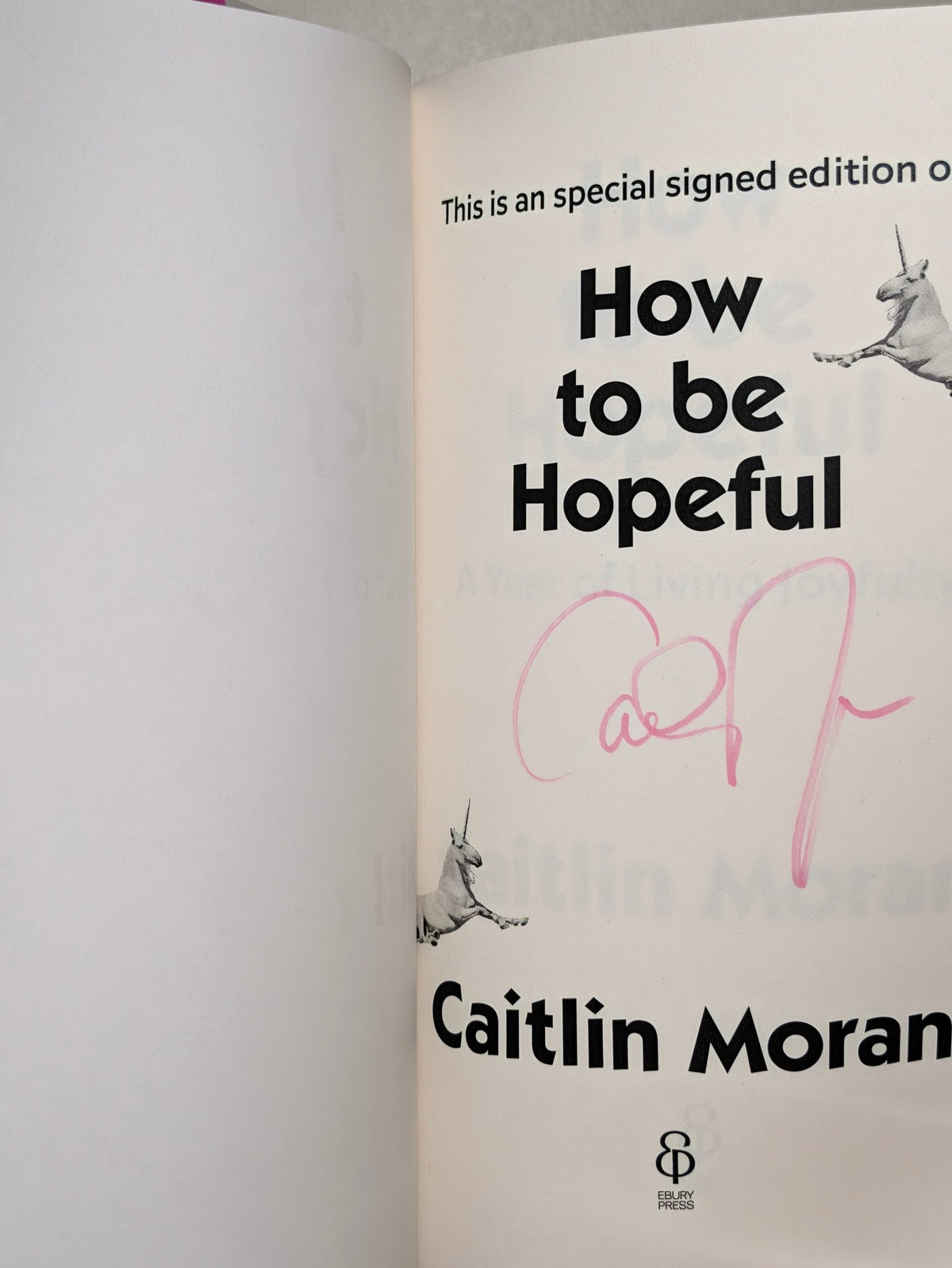 How to Be Hopeful by Caitlin Moran (Signed First Edition) - Fialta Books