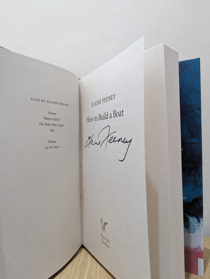 How to Build a Boat by Elaine Feeney (Signed) - Fialta Books