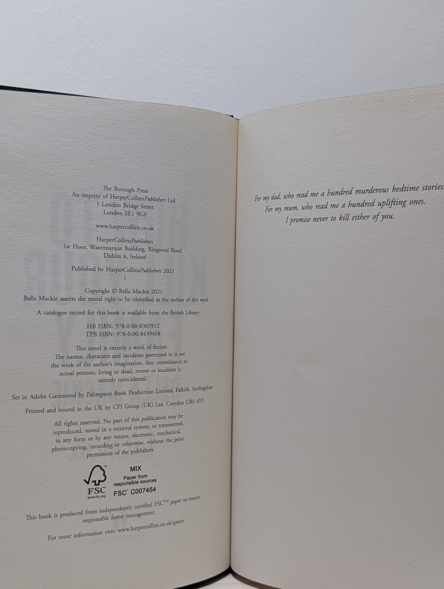 How to Kill Your Family by Bella Mackie (Signed First Edition with sprayed edges) - Fialta Books