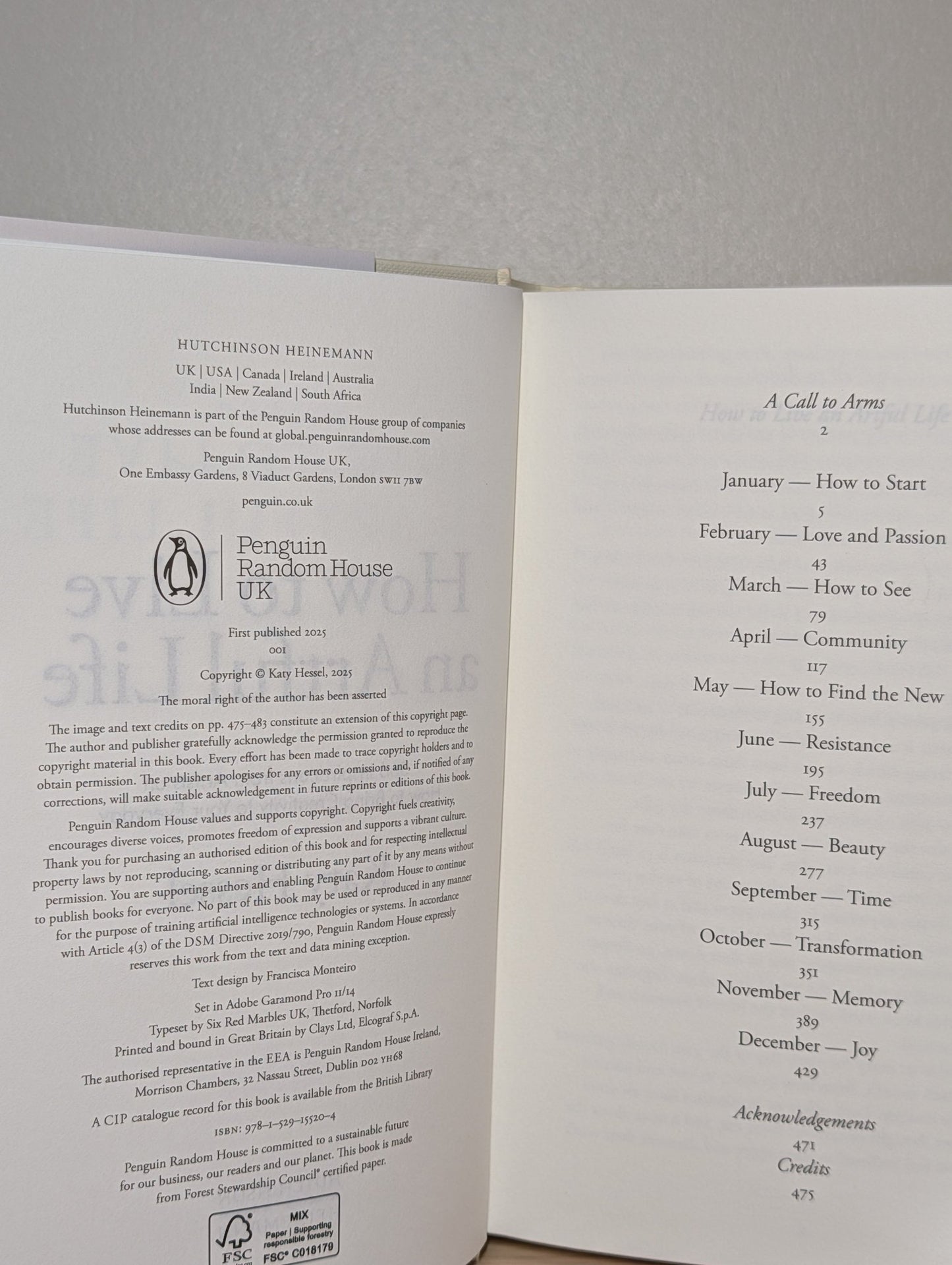 How To Live An Artful Life by Katy Hessel (Signed First Edition) - Fialta Books