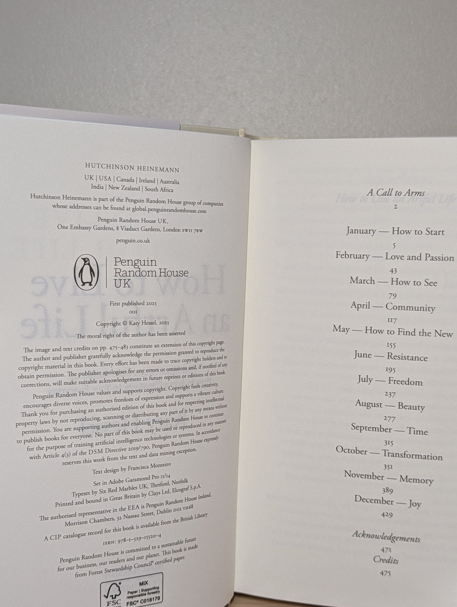 How To Live An Artful Life by Katy Hessel (Signed First Edition) - Fialta Books