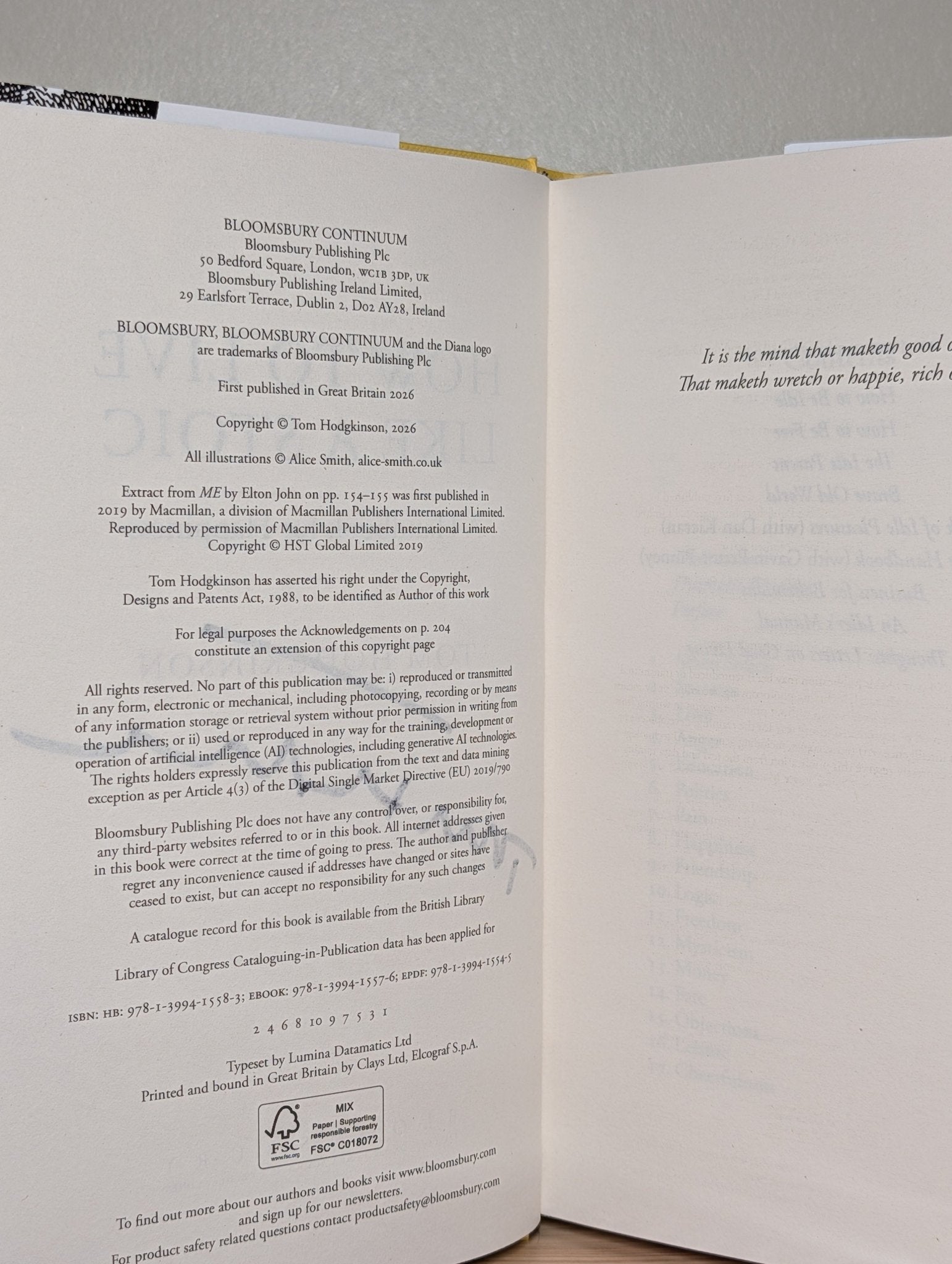 How to Live Like a Stoic by Tom Hodgkinson (Signed First Edition) - Fialta Books