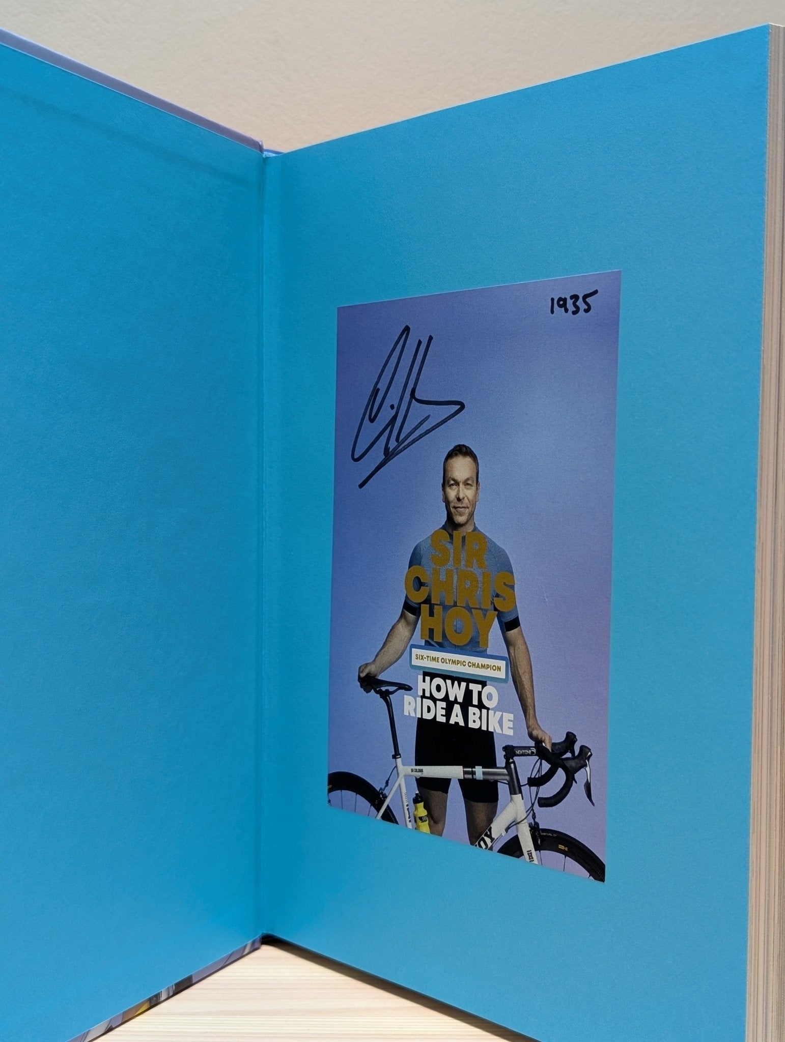 How to Ride a Bike by Sir Chris Hoy (Signed) - Fialta Books