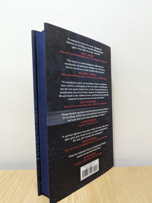 How to Sell a Haunted House by Grady Hendrix (Signed First Edition with sprayed edges) - Fialta Books