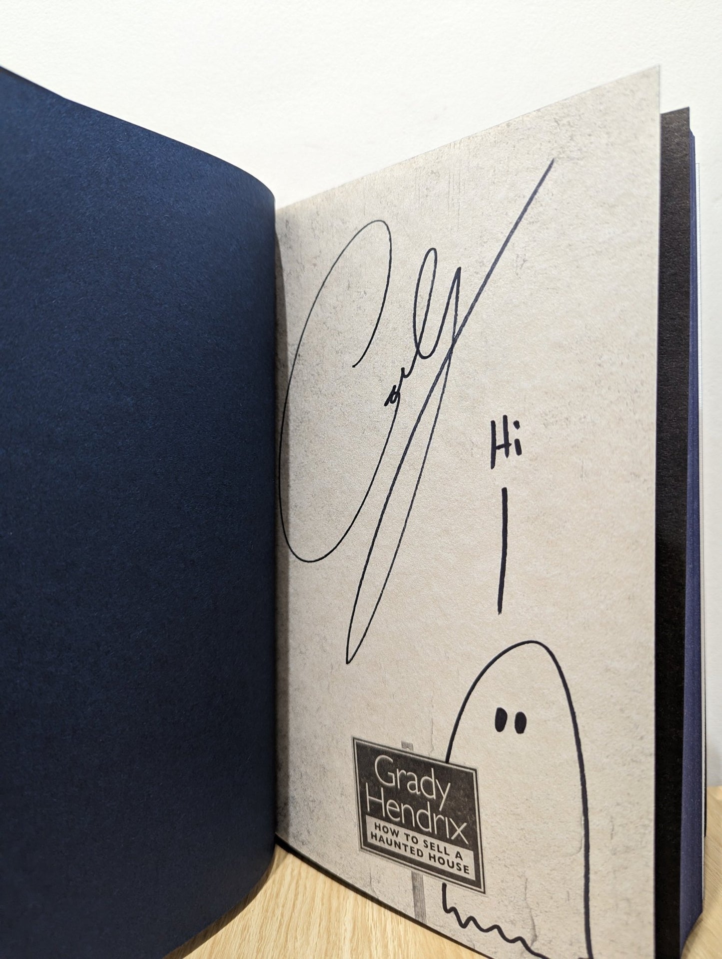 How to Sell a Haunted House by Grady Hendrix (Signed First Edition with sprayed edges) - Fialta Books
