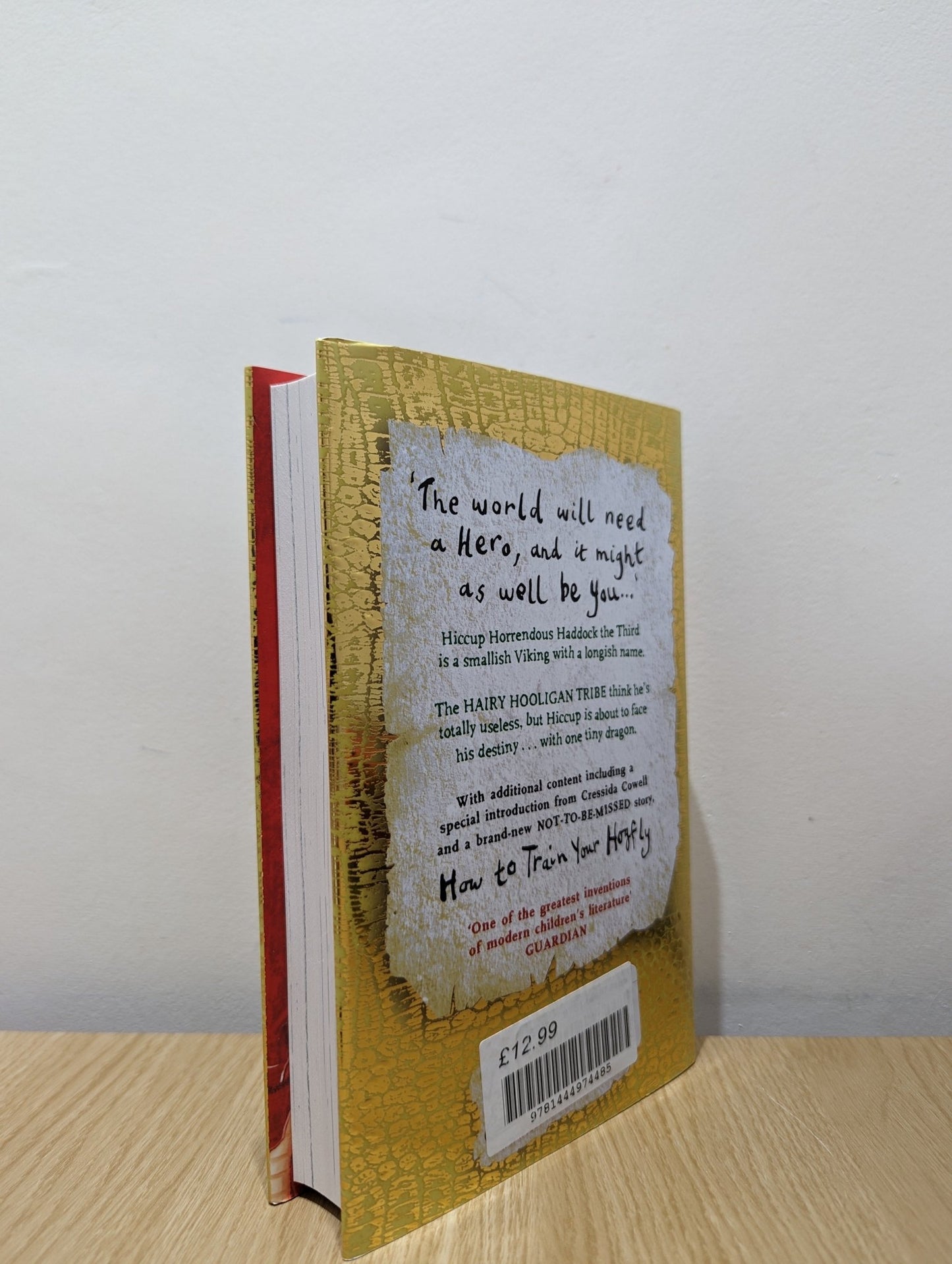 How to Train Your Dragon 20th Anniversary Edition: Book 1 by Cressida Cowell (Signed) - Fialta Books