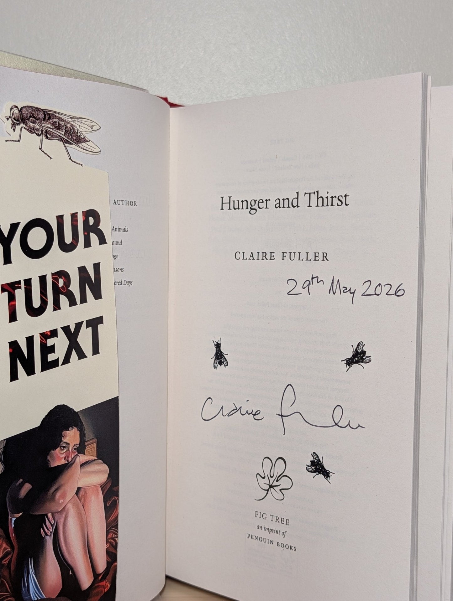Hunger and Thirst by Claire Fuller (Signed Dated First Edition) - Fialta Books
