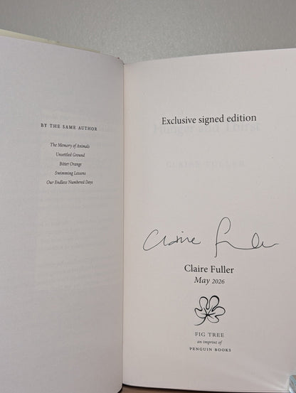 Hunger and Thirst by Claire Fuller (Signed First Edition) - Fialta Books