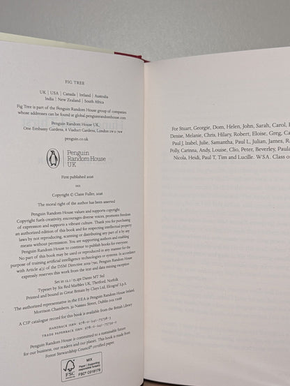 Hunger and Thirst by Claire Fuller (Signed First Edition) - Fialta Books