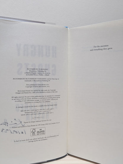 Hungry Ghosts by Kevin Jared Hosein (Signed Dated First Edition) - Fialta Books