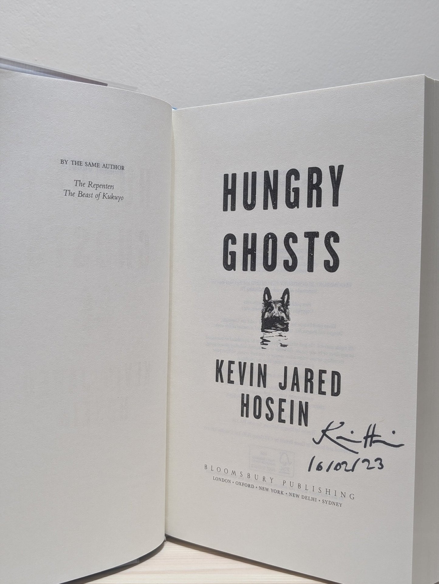 Hungry Ghosts by Kevin Jared Hosein (Signed Dated First Edition) - Fialta Books