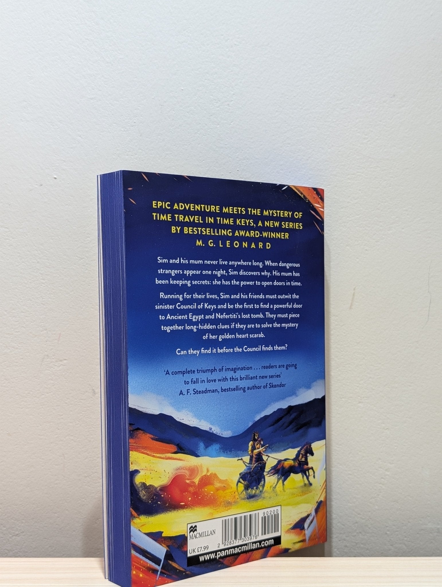 Hunt for the Golden Scarab by M. G. Leonard (Signed Stamped First Edition with sprayed edges) - Fialta Books