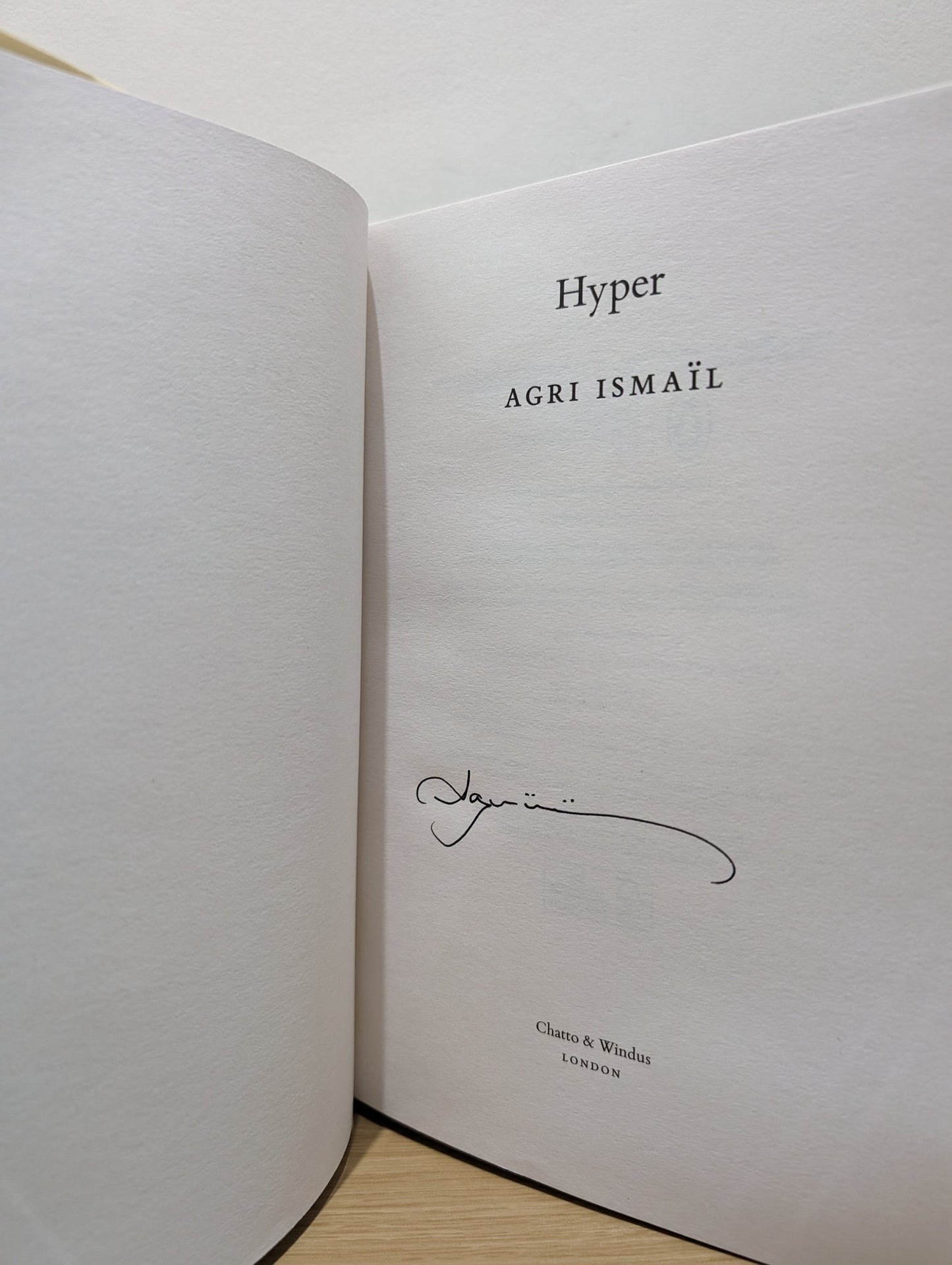 Hyper by Agri Ismaïl (Signed First Edition) - Fialta Books