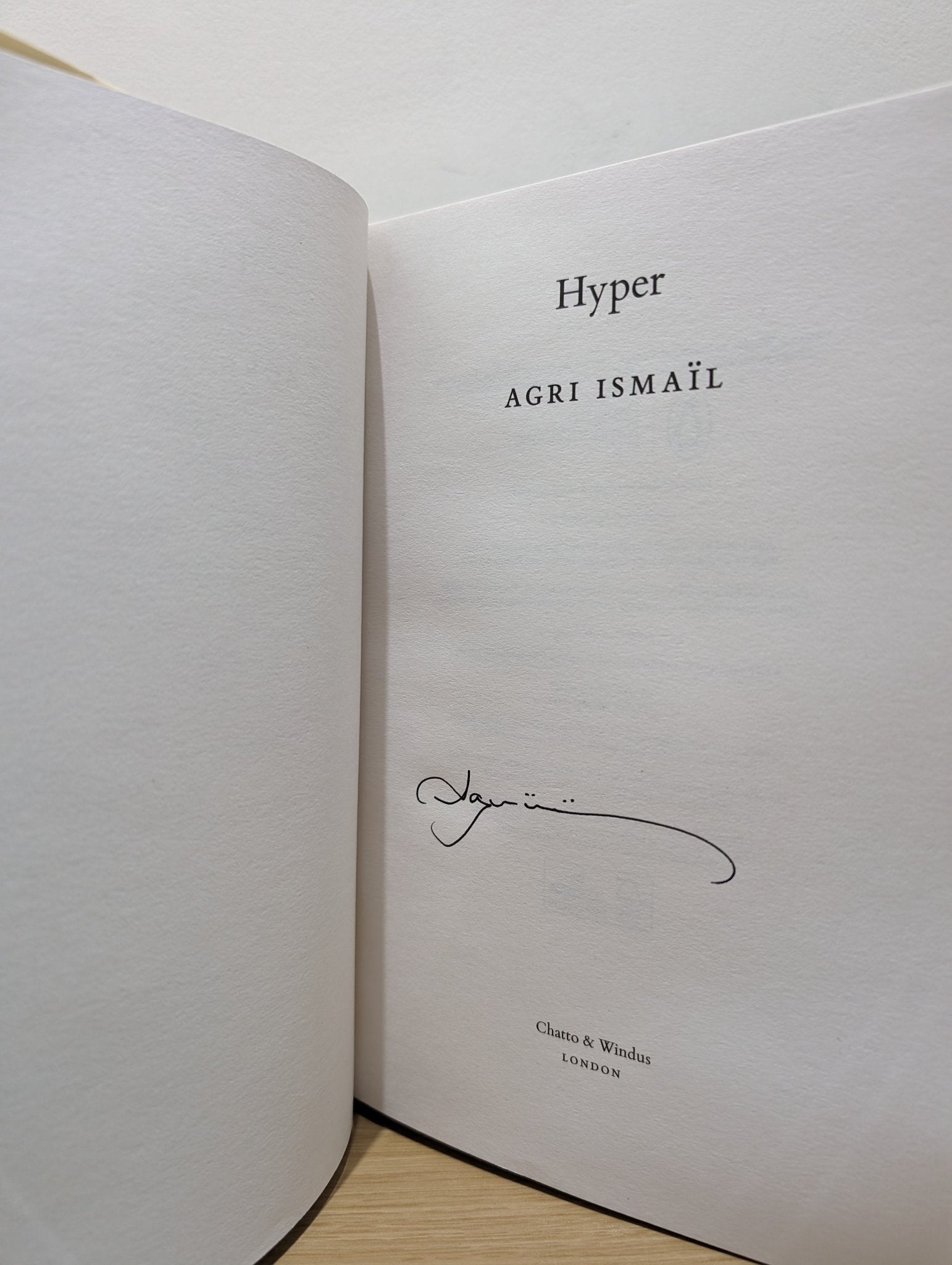 Hyper by Agri Ismaïl (Signed First Edition) - Fialta Books