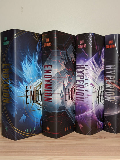 Hyperion Cantos 1 - 4: Hyperion; Fall of Hyperion; Endymion; Rise of Endymion by Dan Simmons (Special Edition with sprayed edges) - Fialta Books