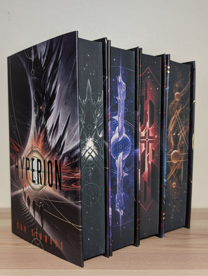 Hyperion Cantos 1 - 4: Hyperion; Fall of Hyperion; Endymion; Rise of Endymion by Dan Simmons (Special Edition with sprayed edges) - Fialta Books