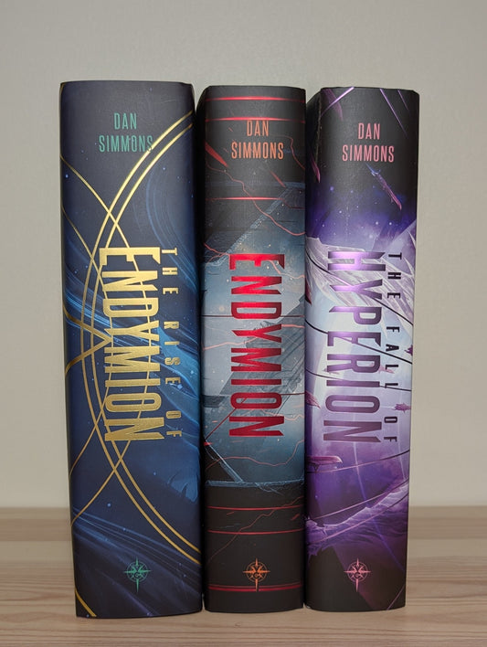 Hyperion Cantos 2 - 4: Fall of Hyperion; Endymion; Rise of Endymion by Dan Simmons (Special Edition with sprayed edges) - Fialta Books