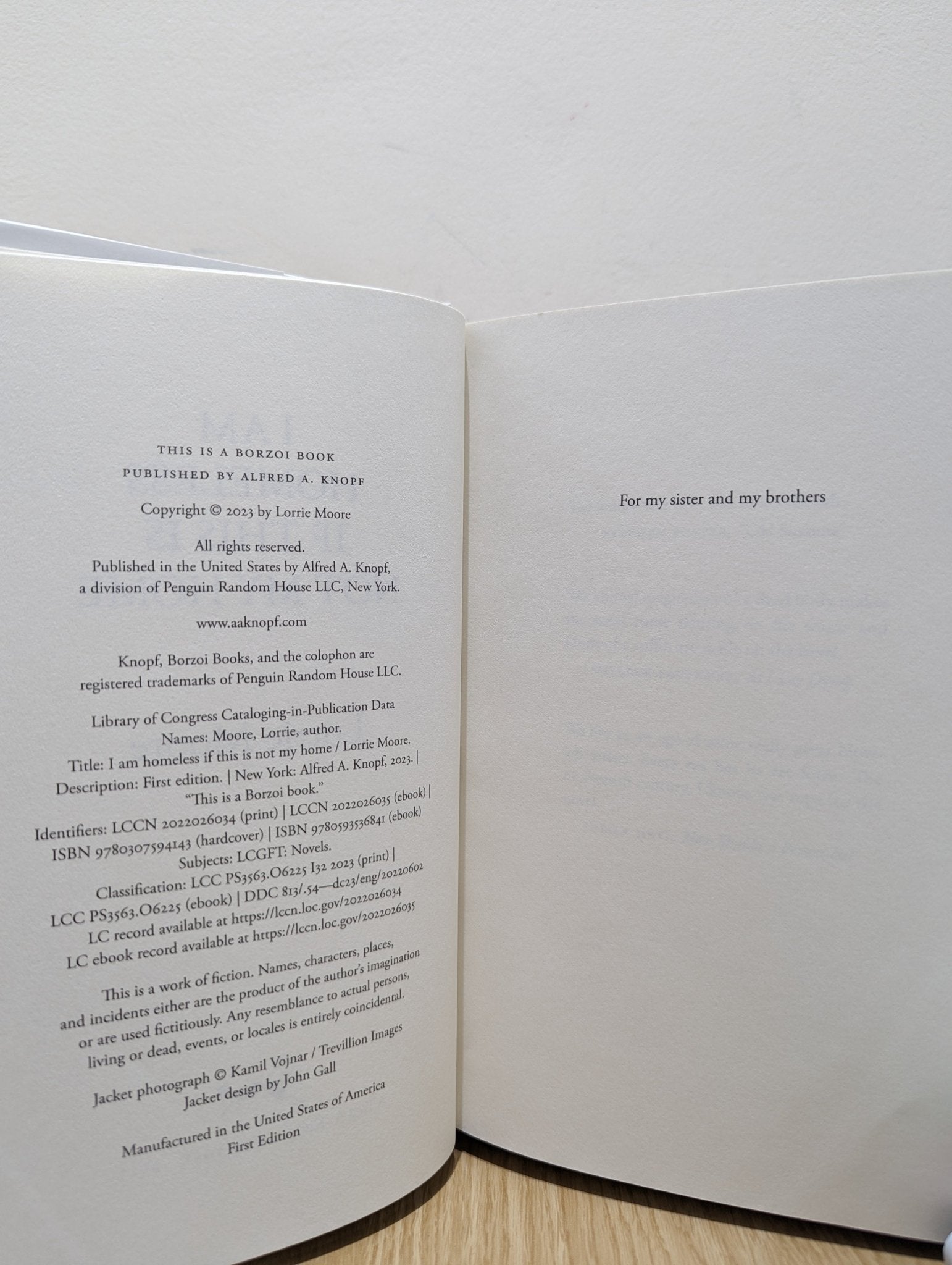 I Am Homeless If This Is Not My Home: A novel by Lorrie Moore (Signed First Edition) - Fialta Books