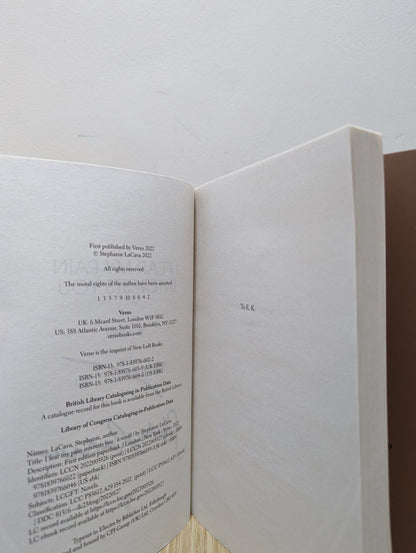 I Fear My Pain Interests You: A Novel by Stephanie LaCava (Signed First Edition) - Fialta Books