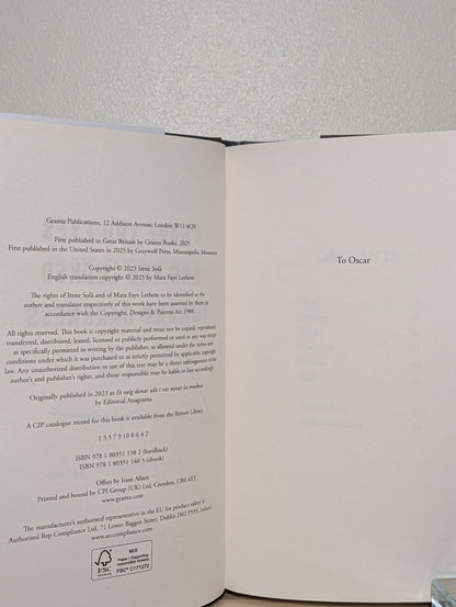 I Gave You Eyes and You Looked Toward Darkness by Irene Sola (Signed First Edition) - Fialta Books