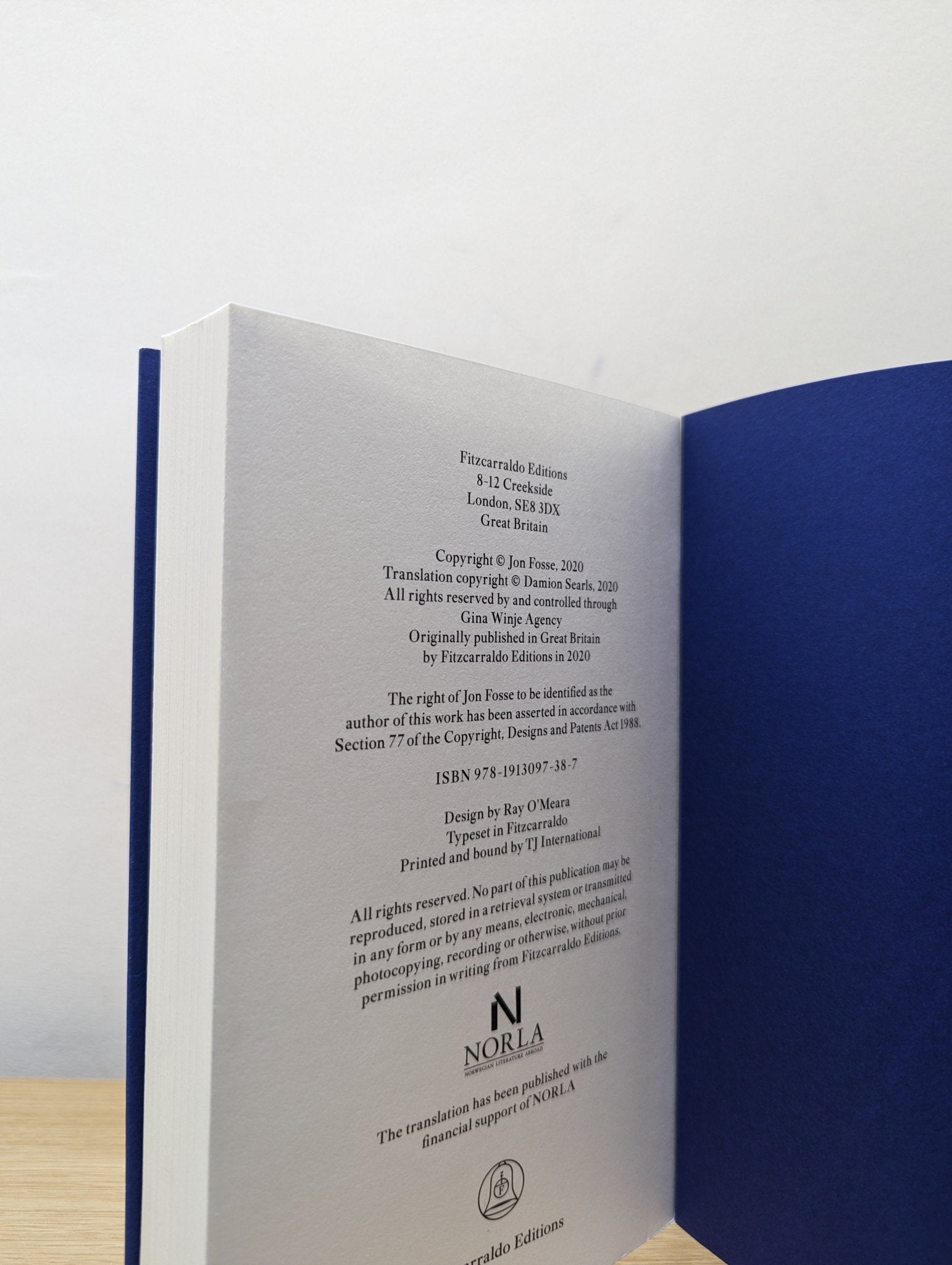 I is Another: Septology III - V by Jon Fosse (First Edition) - Fialta Books