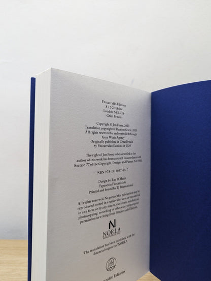 I is Another: Septology III - V by Jon Fosse (First Edition) - Fialta Books