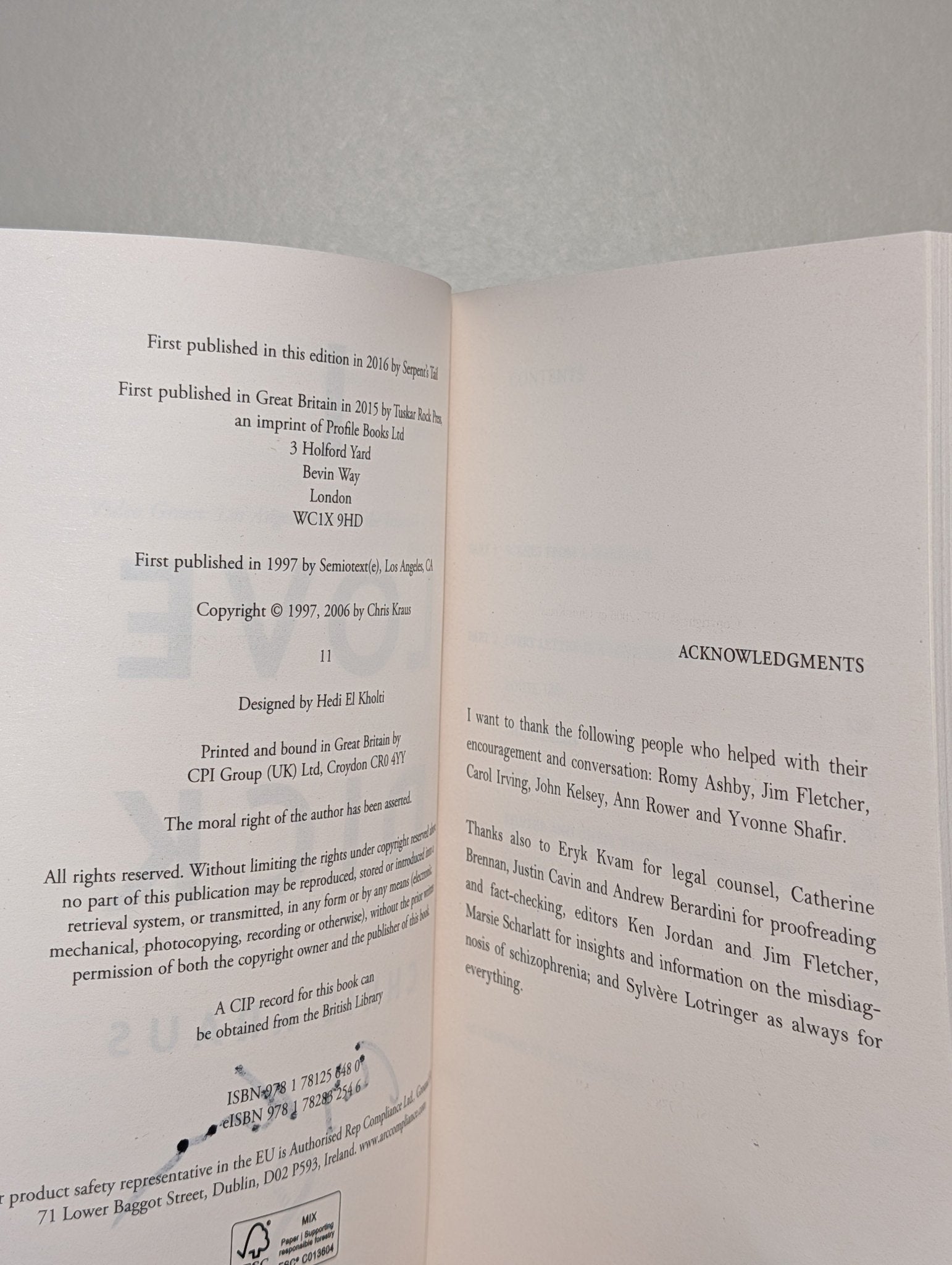 I Love Dick by Chris Kraus (Signed Paperback Edition) - Fialta Books