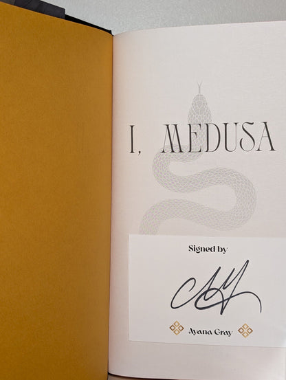 I, Medusa by Ayana Gray (Signed First Edition with sprayed edges) - Fialta Books