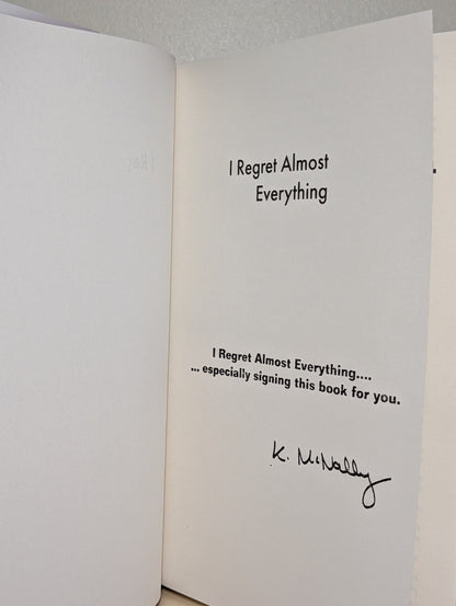 I Regret Almost Everything by Keith McNally (Signed) - Fialta Books
