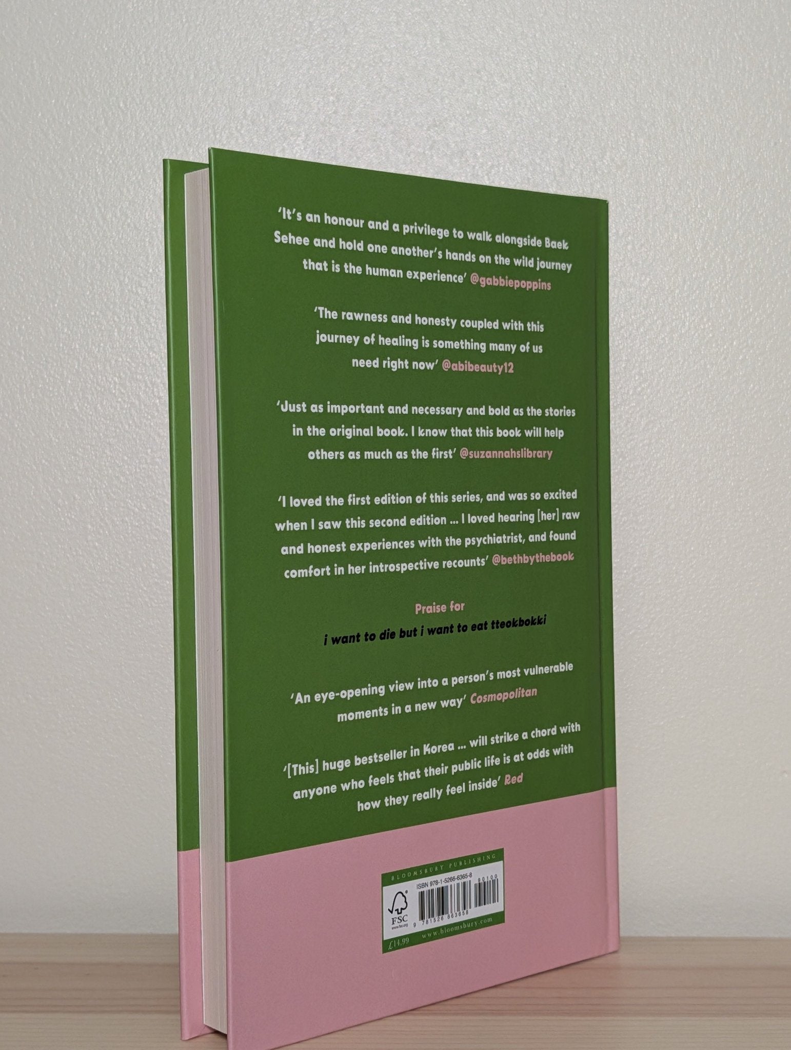 I Want to Die but I Still Want to Eat Tteokbokki by Baek Sehee (Signed First Edition) - Fialta Books