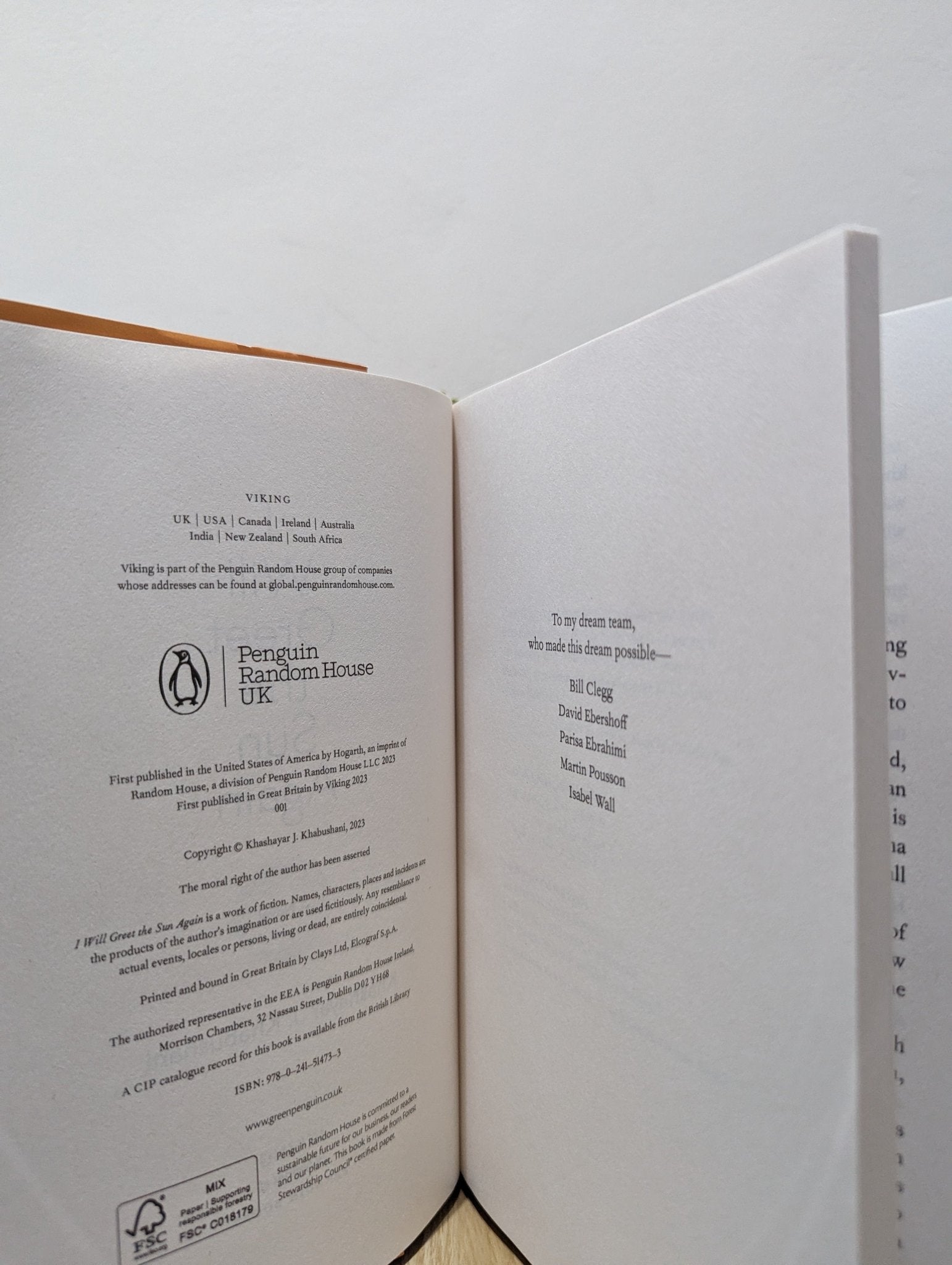 I Will Greet the Sun Again by Khashaya J. Khabushani (First Edition) - Fialta Books