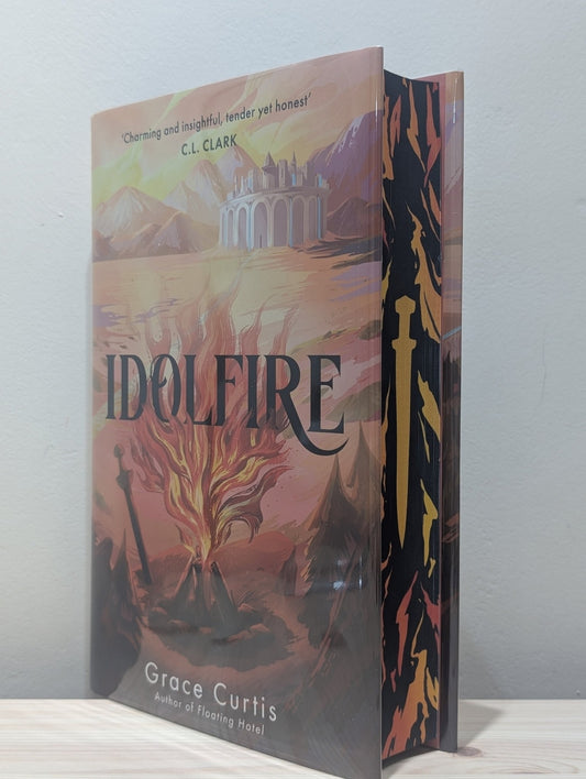 Idolfire by Grace Curtis (Signed Numbered First Edition with sprayed edges) - Fialta Books