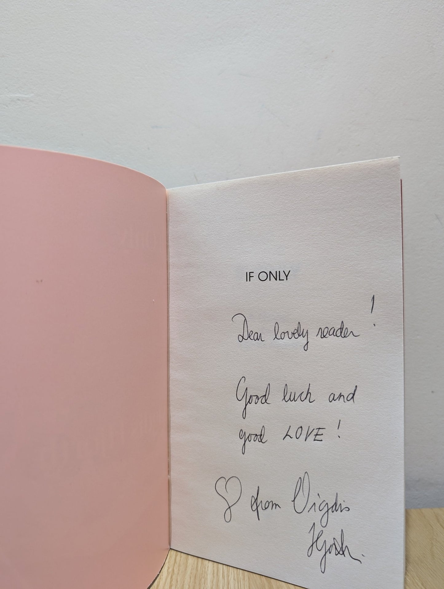 If Only by Vigdis Hjorth (Signed First Edition) - Fialta Books