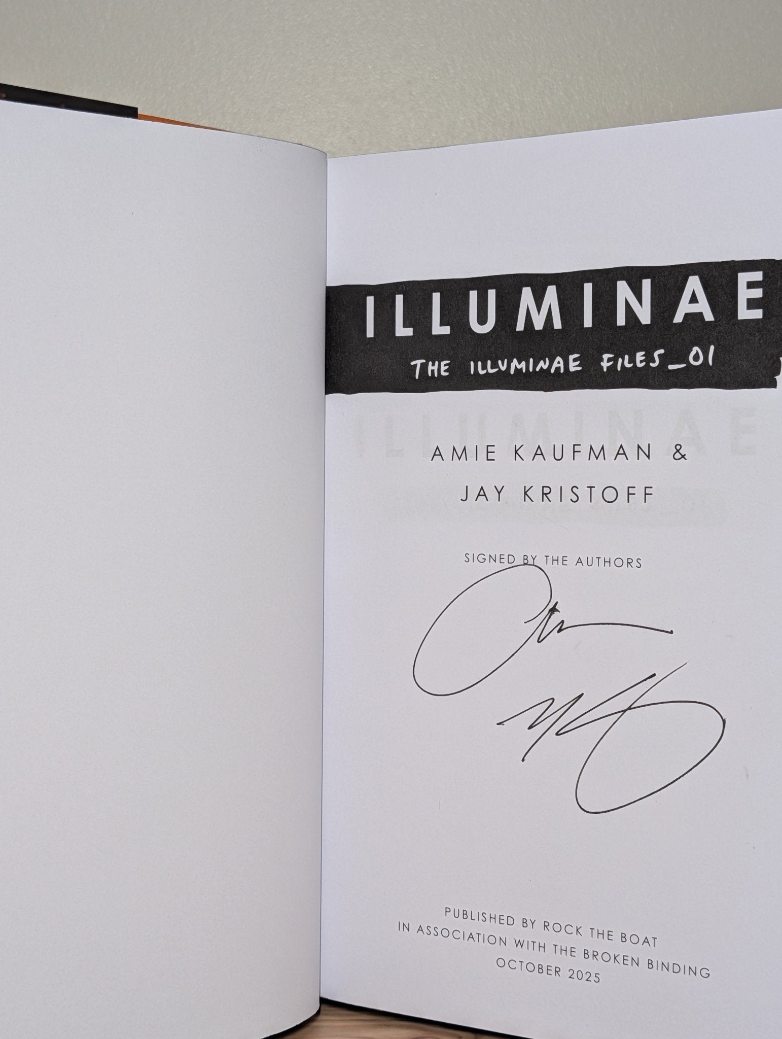 Illuminae Files: Illuminae; Gemina; Obsidio by Jay Kristoff Amie Kaufman (Signed Set with sprayed edges) - Fialta Books