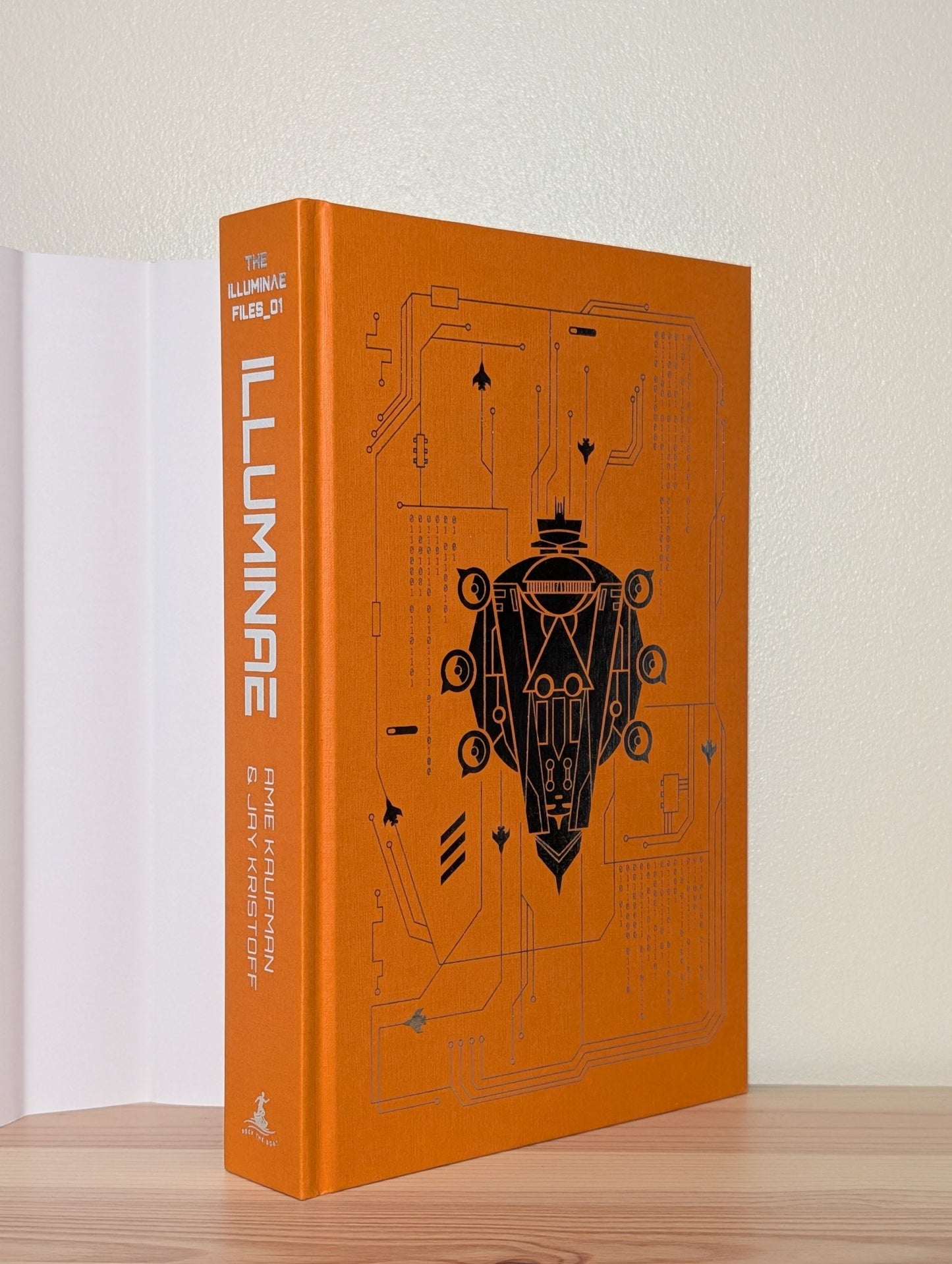 Illuminae Files: Illuminae; Gemina; Obsidio by Jay Kristoff Amie Kaufman (Signed Set with sprayed edges) - Fialta Books