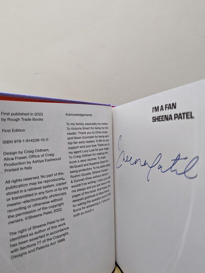 I'M A FAN by Sheena Patel (Signed First Edition) - Fialta Books