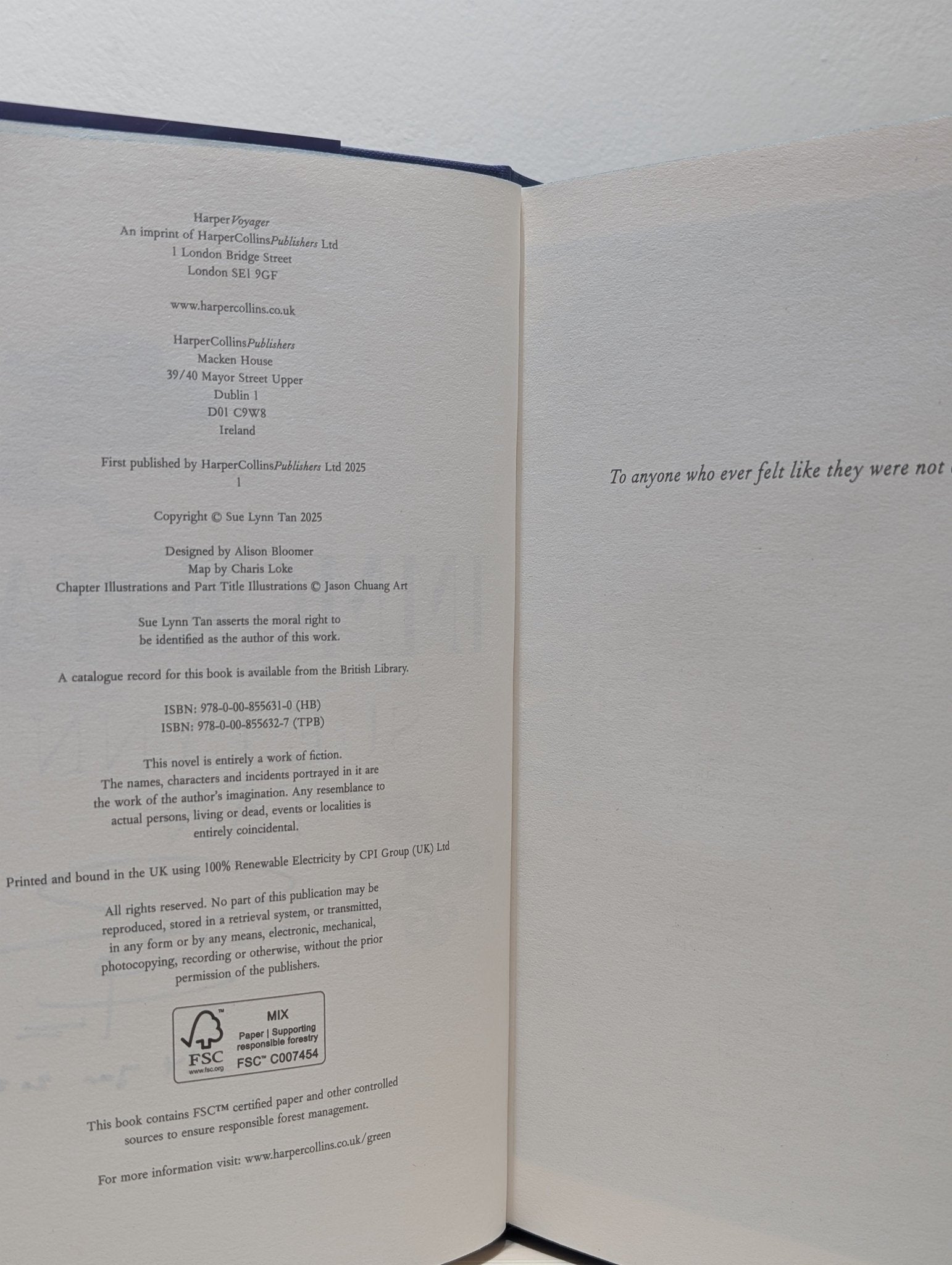 Immortal by Sue Lynn Tan (Signed Dated First Edition with sprayed edges) - Fialta Books
