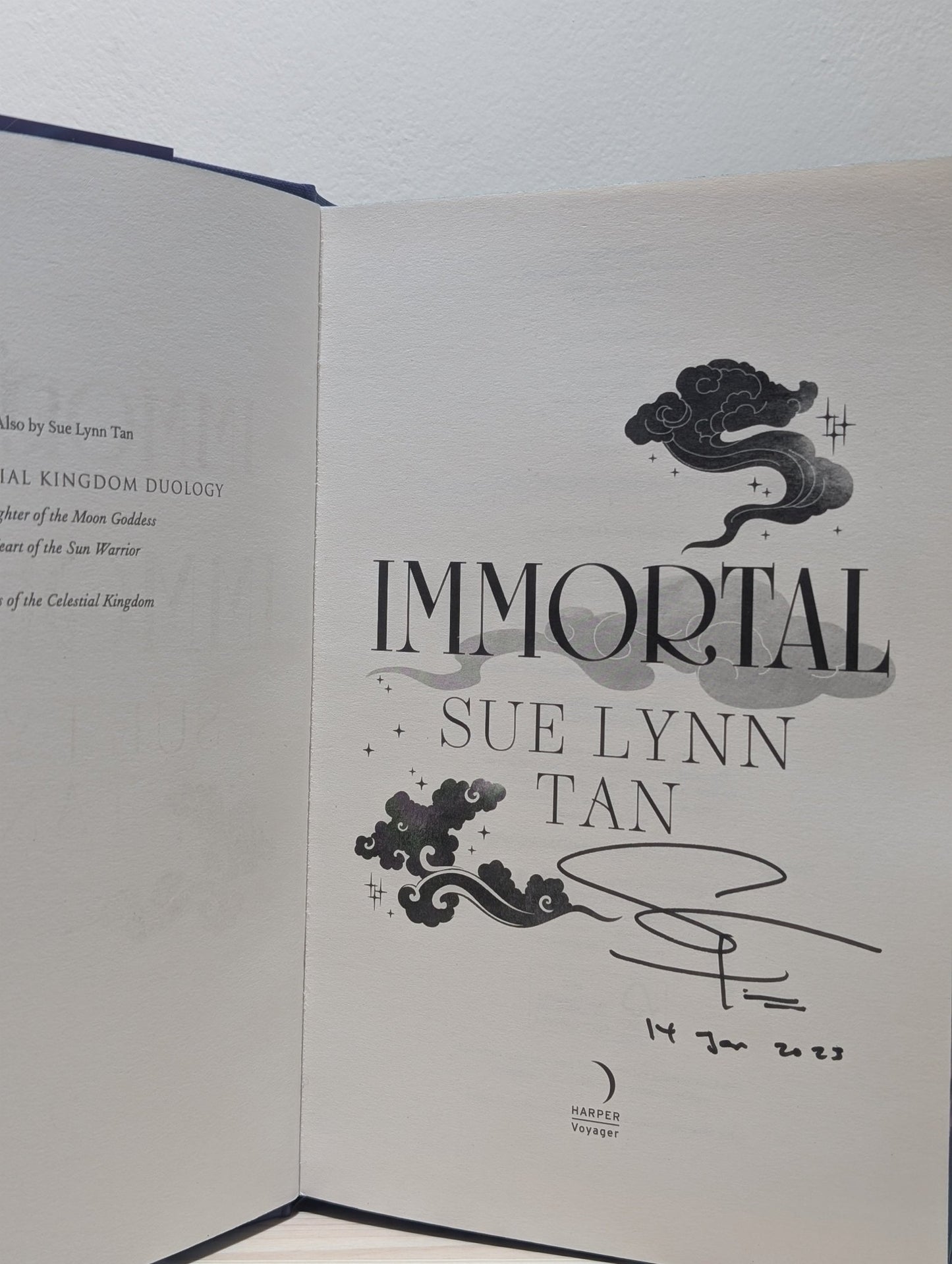 Immortal by Sue Lynn Tan (Signed Dated First Edition with sprayed edges) - Fialta Books