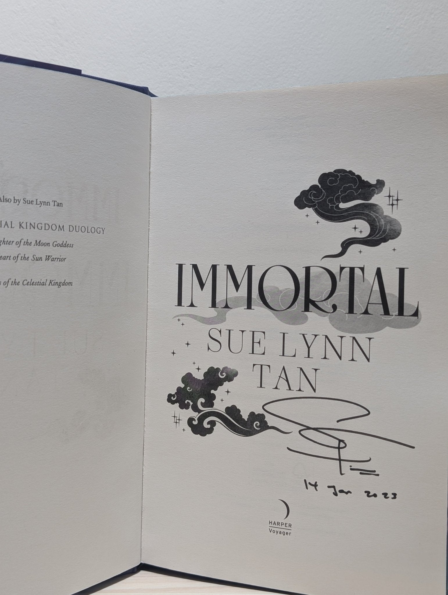 Immortal by Sue Lynn Tan (Signed Dated First Edition with sprayed edges) - Fialta Books