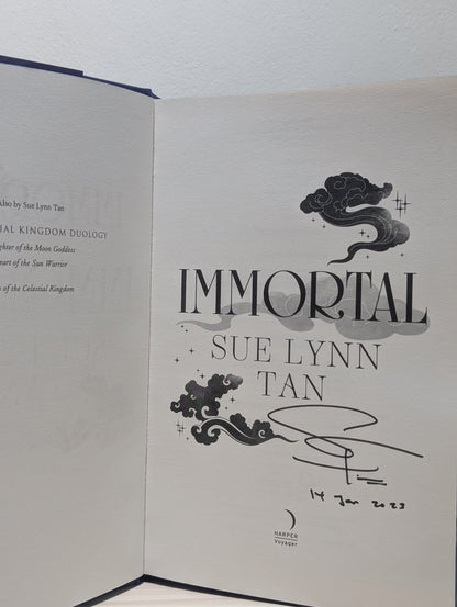 Immortal by Sue Lynn Tan (Signed Dated First Edition with sprayed edges) - Fialta Books