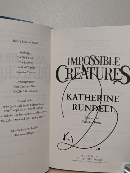Impossible Creatures by Katherine Rundell (Signed) - Fialta Books