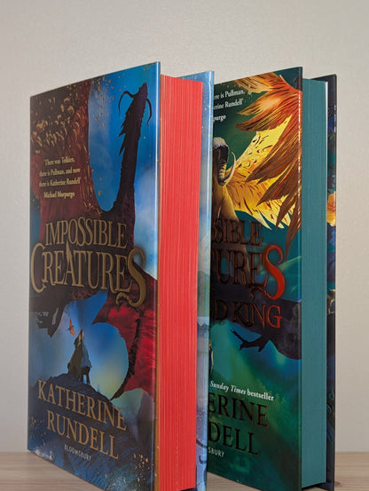 Impossible Creatures; Poisoned King by Katherine Rundell (Signed Set with foil on boards) - Fialta Books