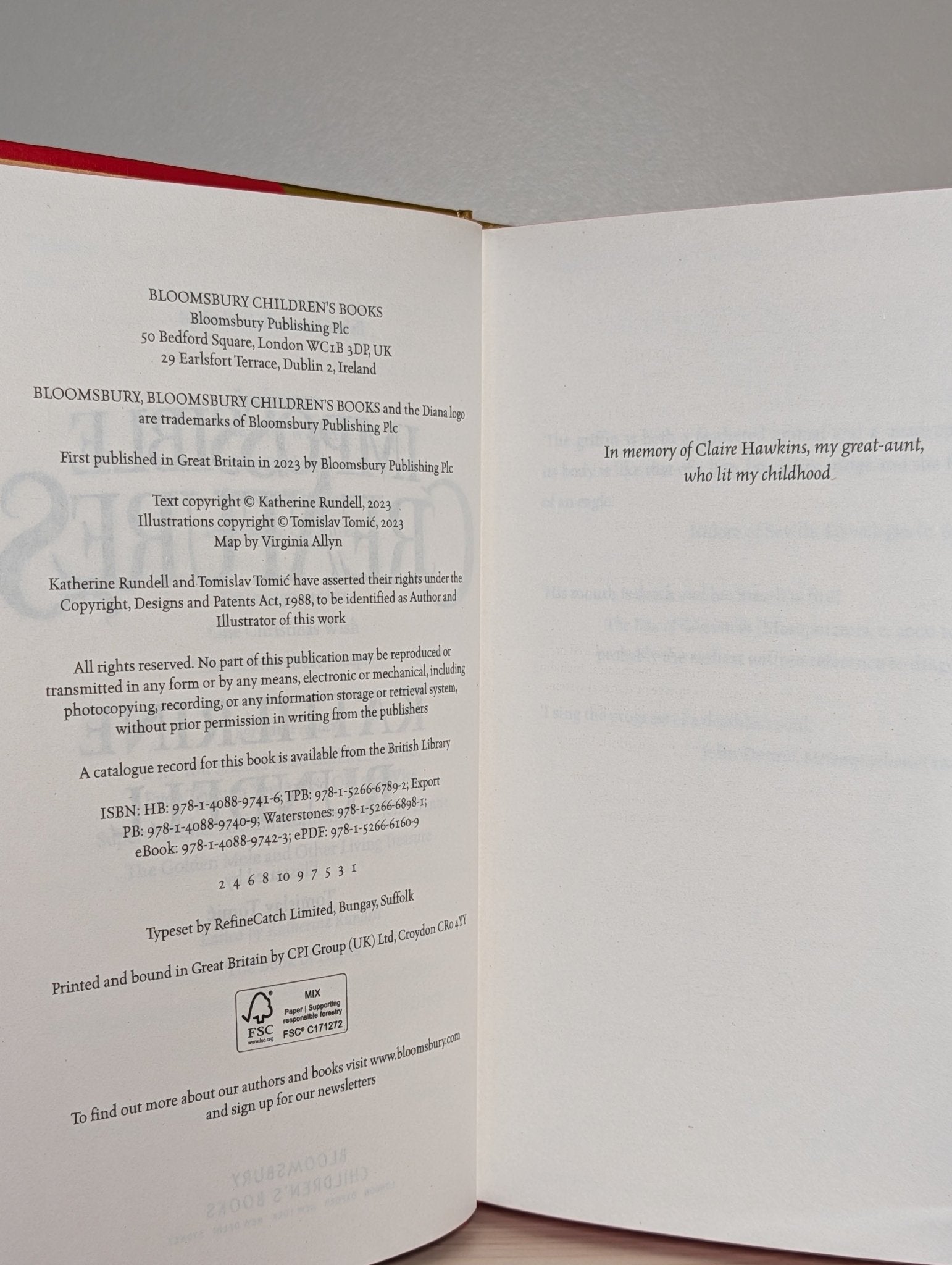 Impossible Creatures; Poisoned King by Katherine Rundell (Signed Set with foil on boards) - Fialta Books