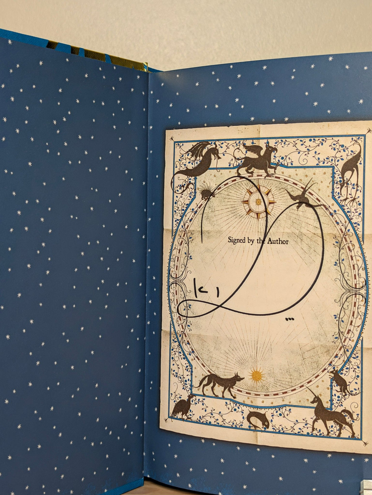 Impossible Creatures; Poisoned King; Neverfear by Katherine Rundell (Signed Set with foil on boards) - Fialta Books