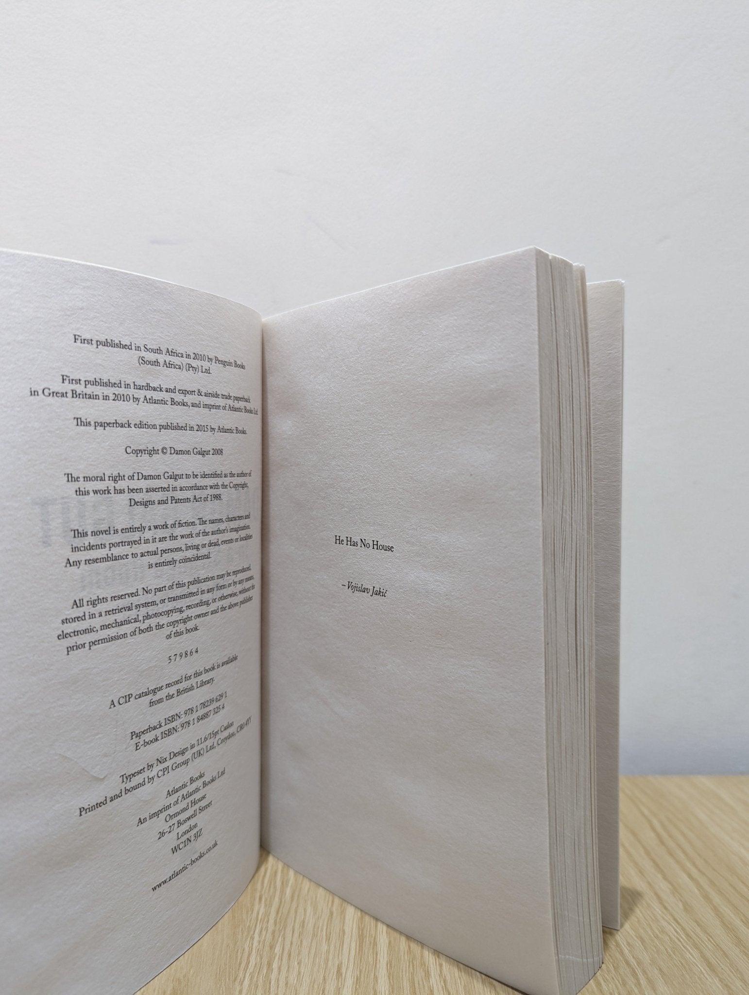 In a Strange Room by Damon Galgut (Signed) - Fialta Books