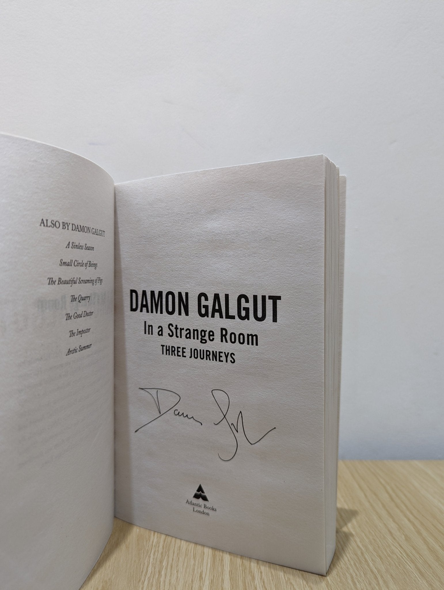 In a Strange Room by Damon Galgut (Signed) - Fialta Books